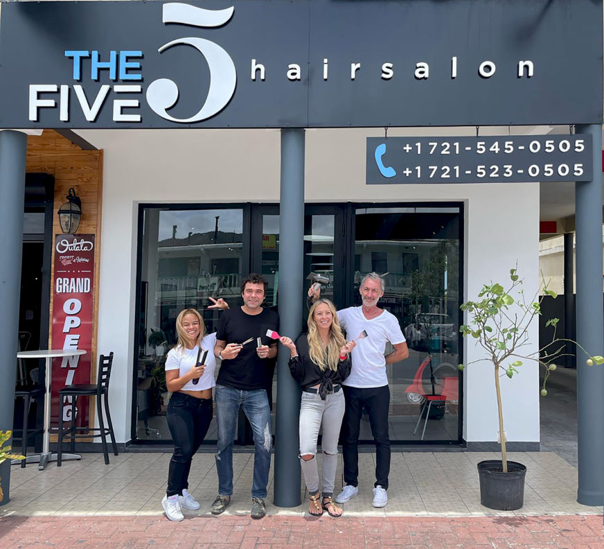 The 5 salon team